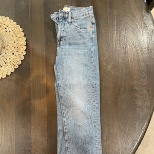Madewell classic straight jean
